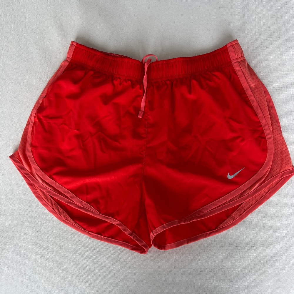 Orange Nike Running Shorts